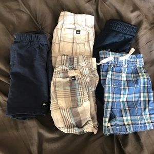 Bundle of 5 pairs boys shorts. 18 months